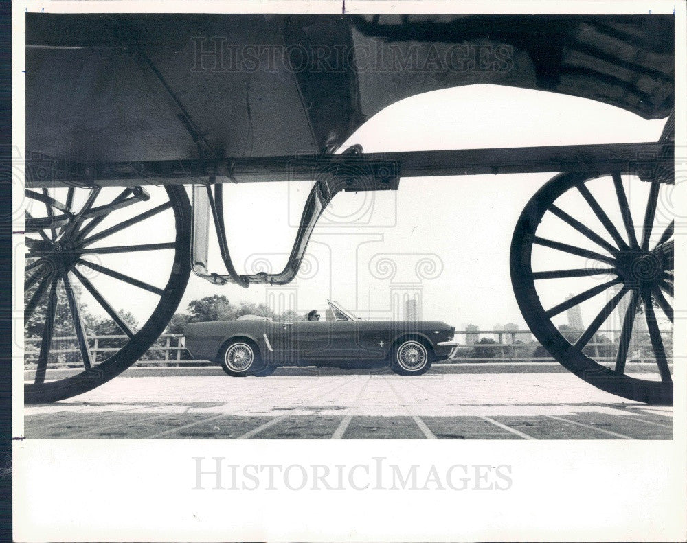 1983 Classic 1965 Ford Mustang Convertible Press Photo - Historic Images