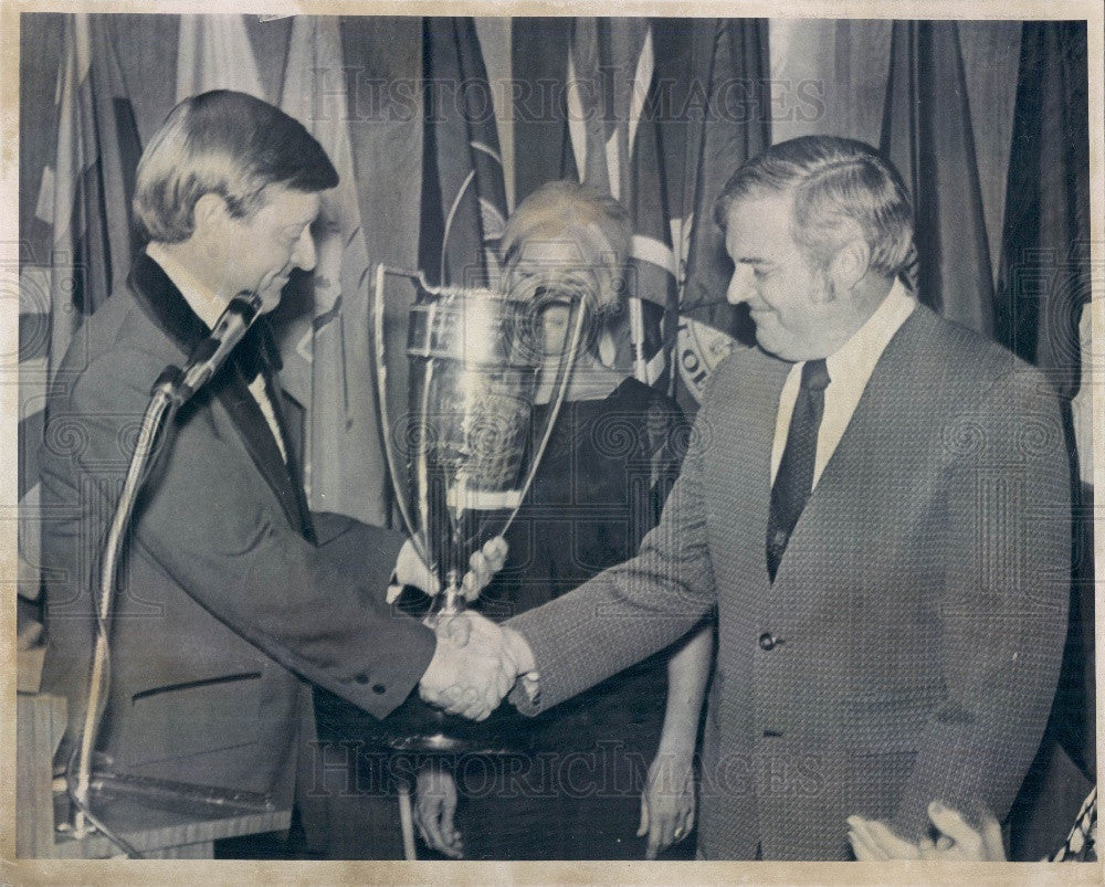 1975 Denver Colorado Howard Hadie Huston Realtor of Year Press Photo - Historic Images