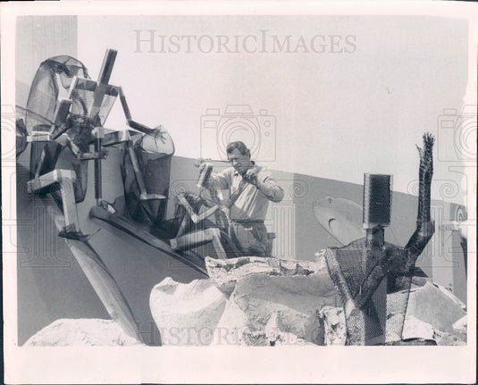 1970 St. Petersburg Florida Beach Aquatarium Display Press Photo - Historic Images