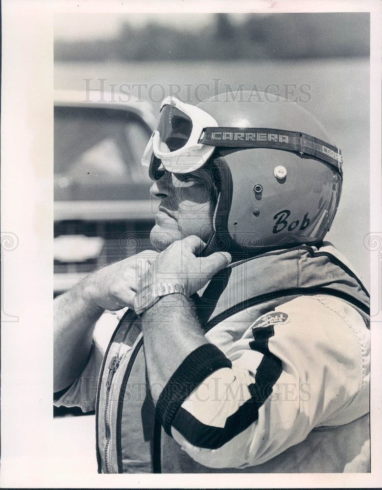 1977 Manatee County Florida Powerboat Regatta Racer Dan Deatherage Press Photo - Historic Images