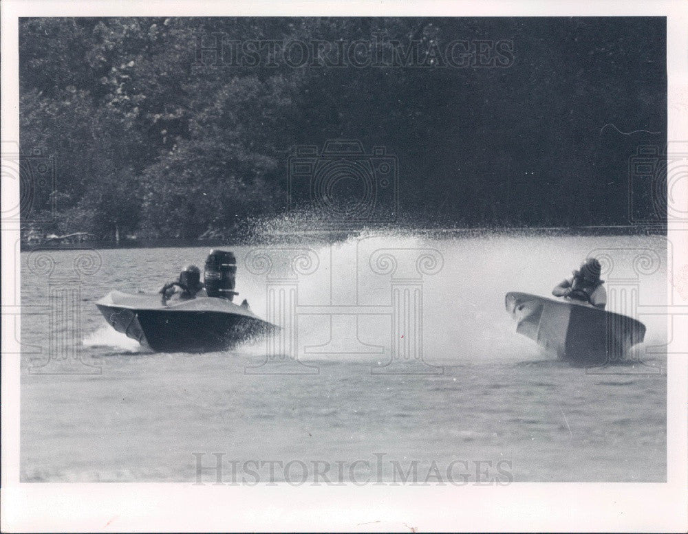 1977 Manatee County Florida Powerboat Regatta Press Photo - Historic Images