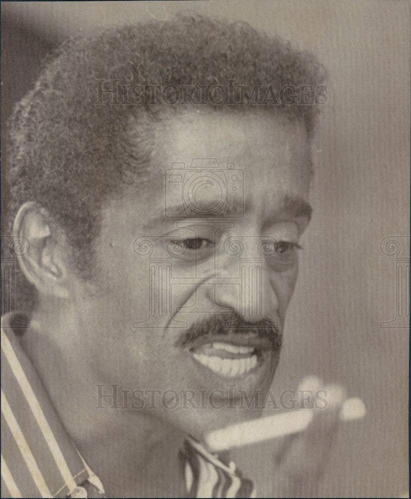 1973 Entertainer Sammy Davis Jr. Press Photo - Historic Images