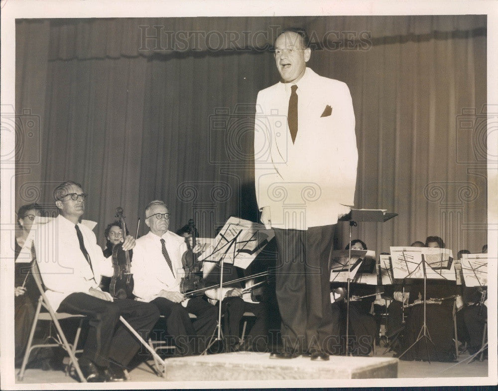 Undated Florida Philharmonic Orchestra Bernard Rosenthal Press Photo - Historic Images