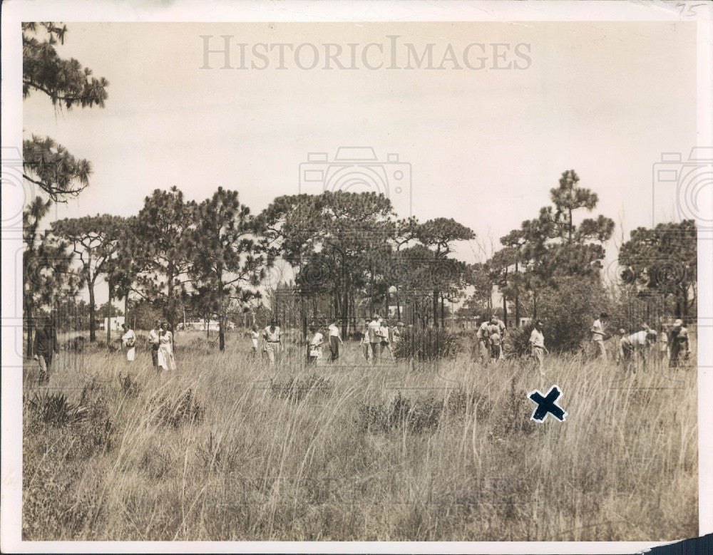 1950 St. Petersburg Florida Times Treasure Hunt Press Photo - Historic Images