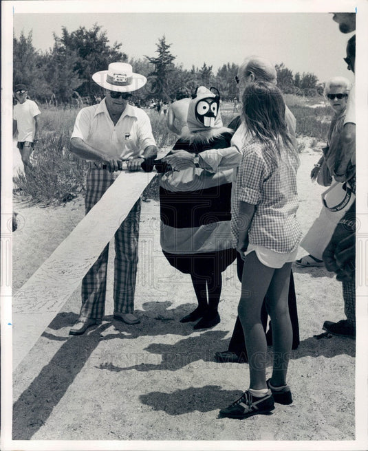 1979 St. Petersburg FL Times President Patterson & Publisher Lake Press Photo - Historic Images