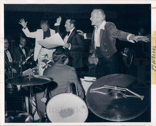 1975 Entertainers Jack Ross and Buddy Rogers Press Photo - Historic Images