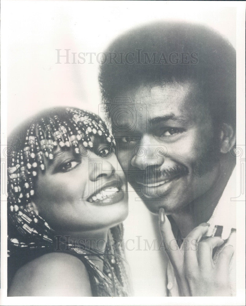 1980 American Vocal Music Duo Peaches &amp; Herb Linda Green &amp; Herb Fame Press Photo - Historic Images