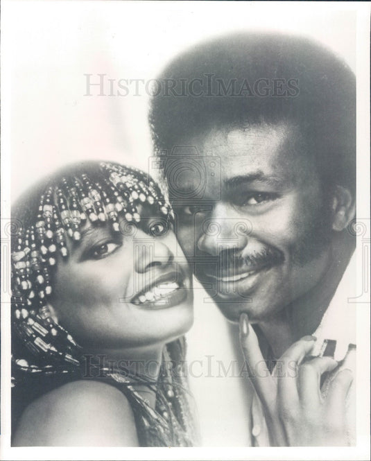 1980 American Vocal Music Duo Peaches & Herb Linda Green & Herb Fame Press Photo - Historic Images