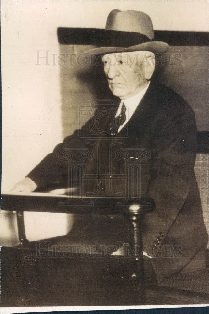 1935 Virginia Senator Carter Glass Press Photo - Historic Images