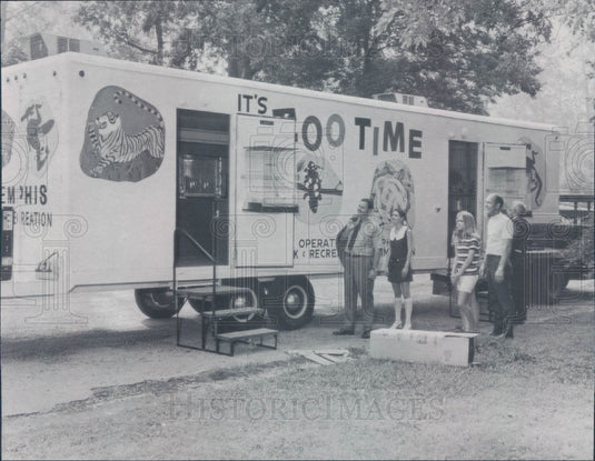 1970 Memphis Tennessee Nations First Portable Mobile Zoo Press Photo - Historic Images