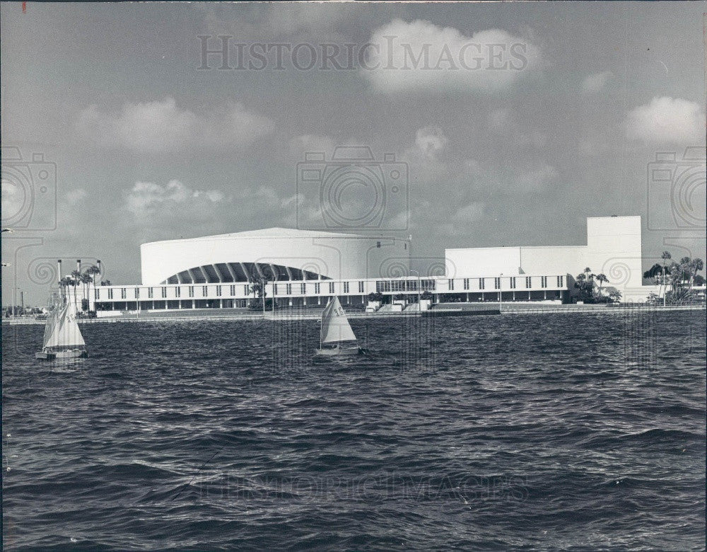 1974 St Petersburg Florida Bayfront Center Press Photo - Historic Images