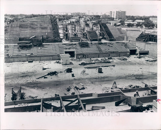 1964 St Petersburg Florida Bayfront Center Construction Press Photo - Historic Images
