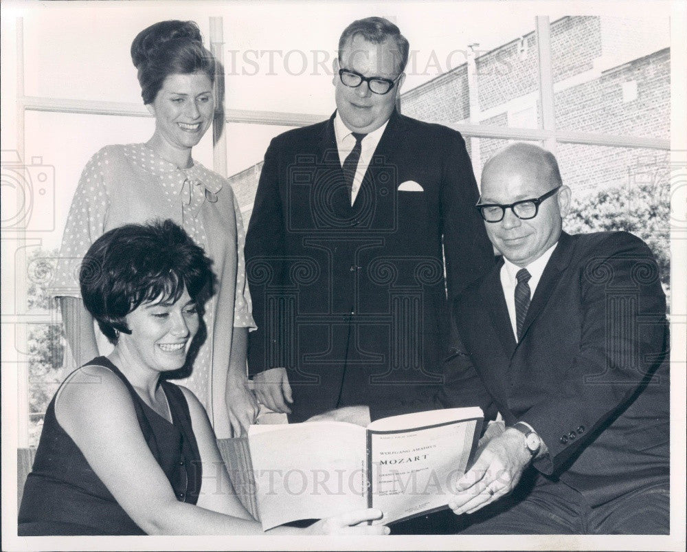 1968 Tallahassee Florida State University Music Dept Soloists Press Photo - Historic Images