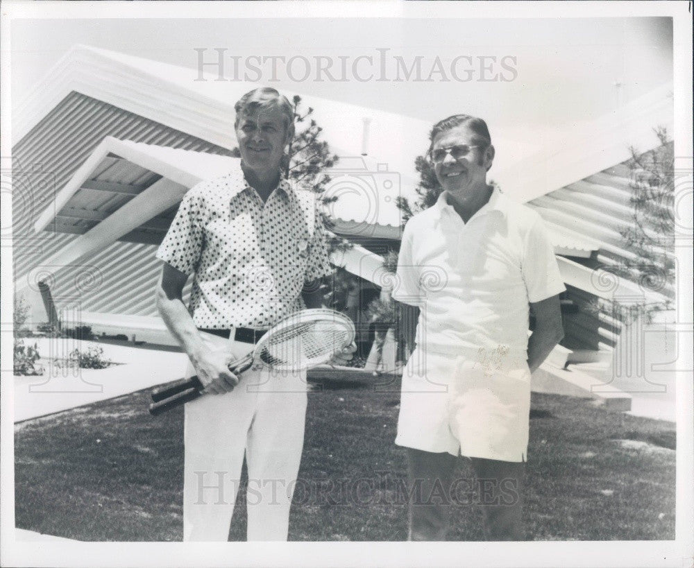 1973 Albuquerque NM Indoor Tennis Club Arthur Dyke Press Photo - Historic Images