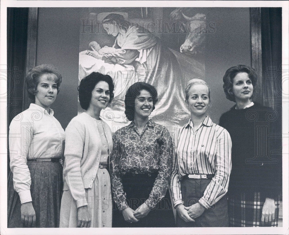1963 Tallahassee Florida State University Women&#39;s Glee Club Press Photo - Historic Images