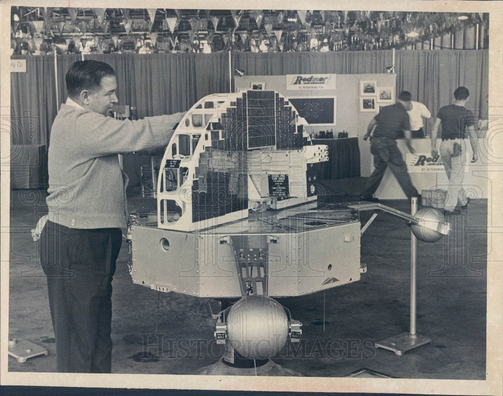 1966 Pinellas County Florida Industrial &amp; Aerospace Exhibition Press Photo - Historic Images