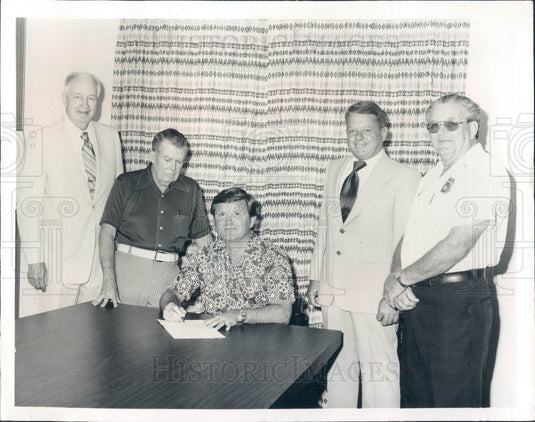 1980 Tarpon Springs Florida Innisbrook Resort President Cary Brent Press Photo - Historic Images