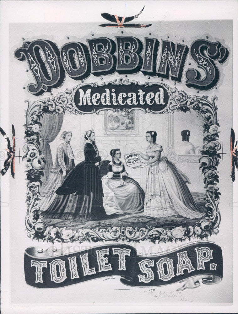 1958 Advertisement for Dobbins Medicated Toilet Soap Press Photo - Historic Images