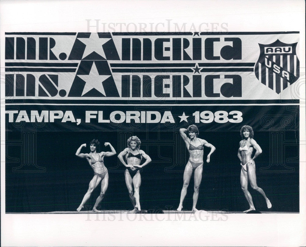 1983 Tampa FL Ms. America 1983 Kerri Keenan/Langone/Thomas/Harriss Press Photo - Historic Images