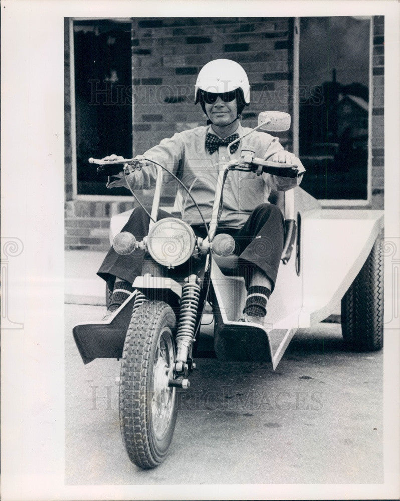 1974 Bradenton Florida Cycles Motorized Tricycle Press Photo - Historic Images