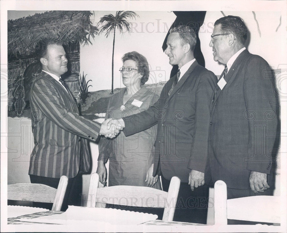 1965 Indian Rocks Beach FL Holiday Isles Municipal Assoc Officers Press Photo - Historic Images