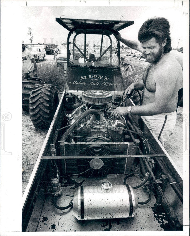 1988 Tampa Bay FL Mud Racing Spring Nationals James Yohn Press Photo - Historic Images