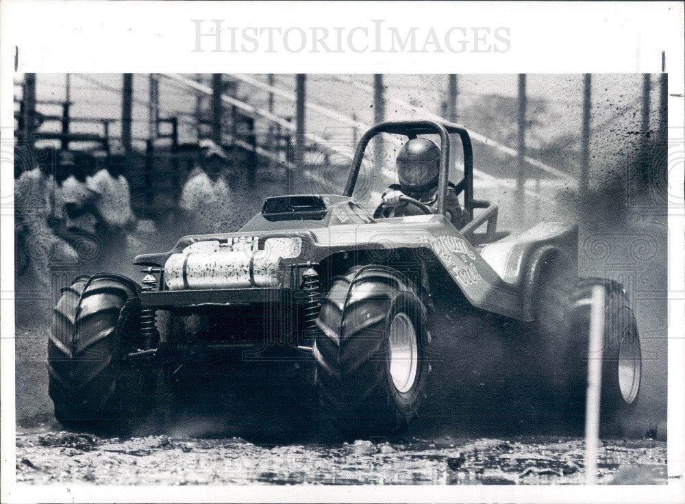 1988 Tampa Bay FL Mud Racing Spring Nationals Mike Jones Press Photo - Historic Images