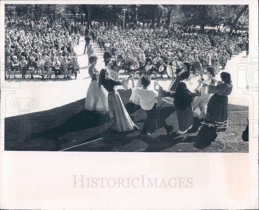 1979 St. Petersburg Florida International Folk Fair Society Press Photo - Historic Images