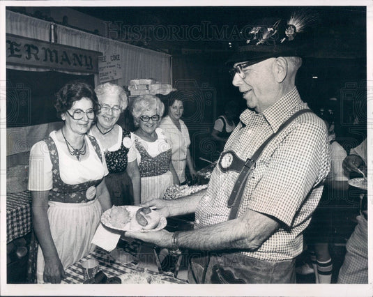 1979 St. Petersburg Florida International Folk Fair Society Press Photo - Historic Images