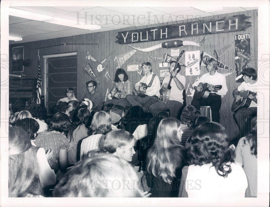1972 St. Petersburg Florida Youth Ranch & Director Mels Carbonell Press Photo - Historic Images