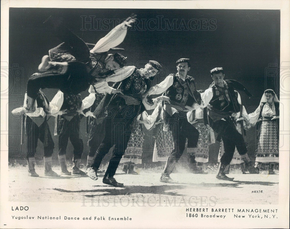 1970 Yugoslav National Dance and Folk Ensemble Press Photo - Historic Images