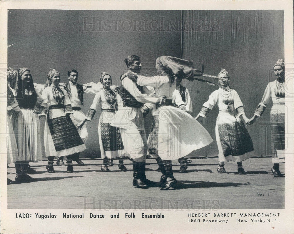 1970 Yugoslav National Dance and Folk Ensemble Press Photo - Historic Images