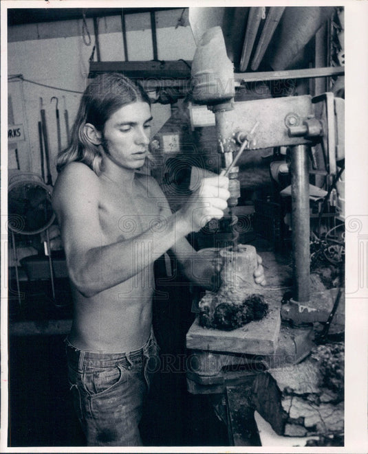 1971 St. Petersburg FL Zap Earthworks Handicrafts Abraham & Town Press Photo - Historic Images
