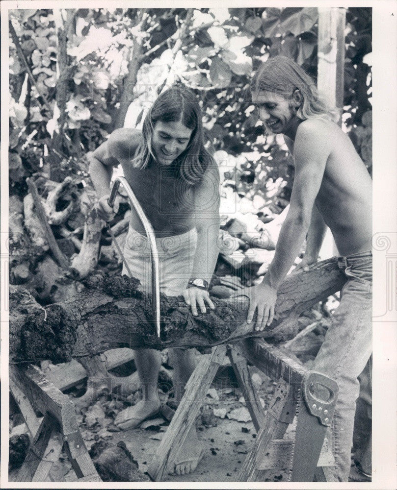 1971 St. Petersburg FL Zap Earthworks Handicrafts Abraham &amp; Town Press Photo - Historic Images