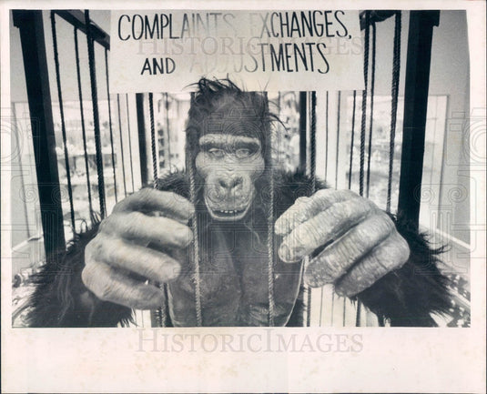 1972 St. Petersburg Florida Zale's Jewelers Complaint Department Press Photo - Historic Images
