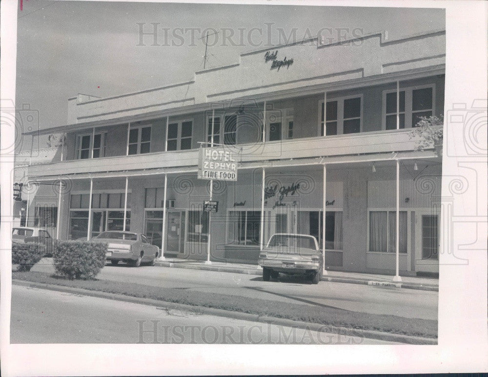 1971 Zephyrhills Florida Hotel Zephyr Press Photo - Historic Images