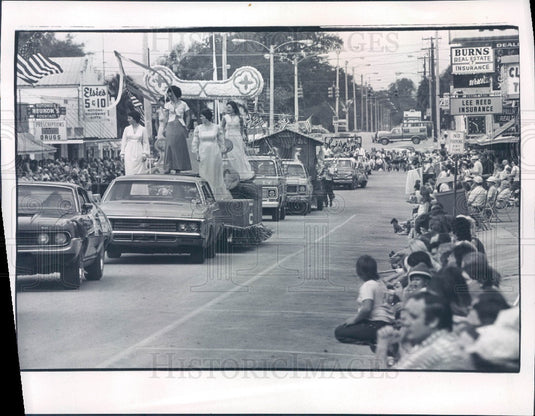 1977 Zephyrhills Florida Founders Day Parade Press Photo - Historic Images