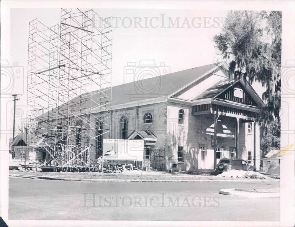 1963 Zephyrhills Florida First Methodist Church Press Photo - Historic Images