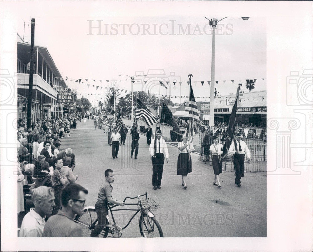 1964 Zephyrhills Florida Founders Day Parade Press Photo - Historic Images