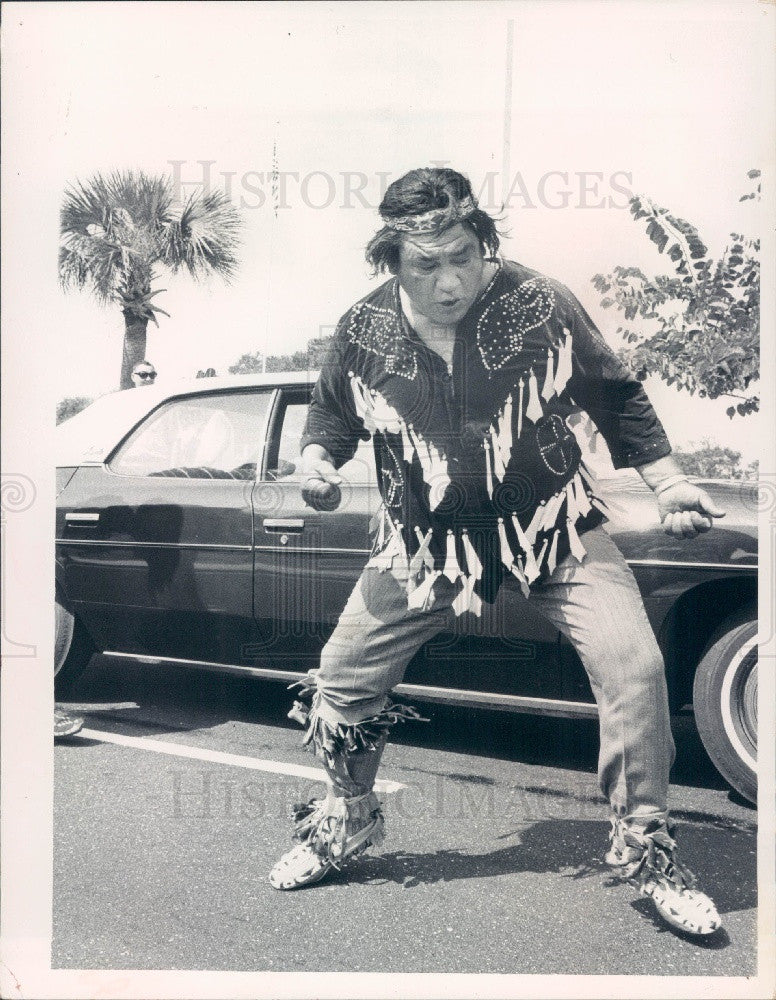 1972 Sarasota Florida Congress of American Indians Convention Press Photo - Historic Images