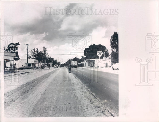 1970 Punta Gorda/Zolfo Springs Florida Four Laning US 17 Press Photo - Historic Images