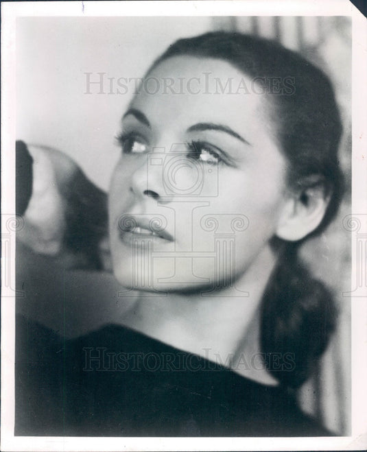 1957 Modern Dancer Pearl Lang Press Photo - Historic Images