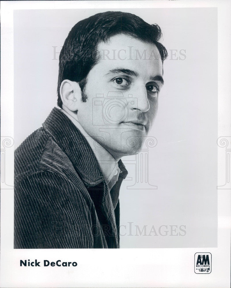 1969 Classical Musician Nick DeCaro Press Photo - Historic Images