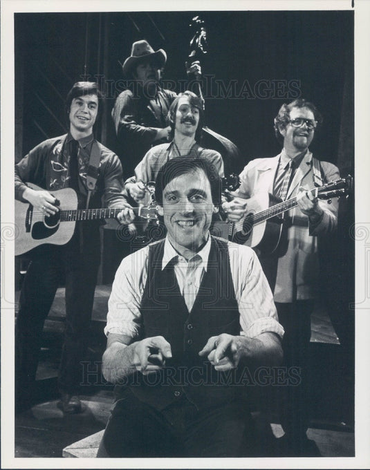 1982 Hollywood Actor Tom Key & Jazz Band Cotton Pickers Press Photo - Historic Images