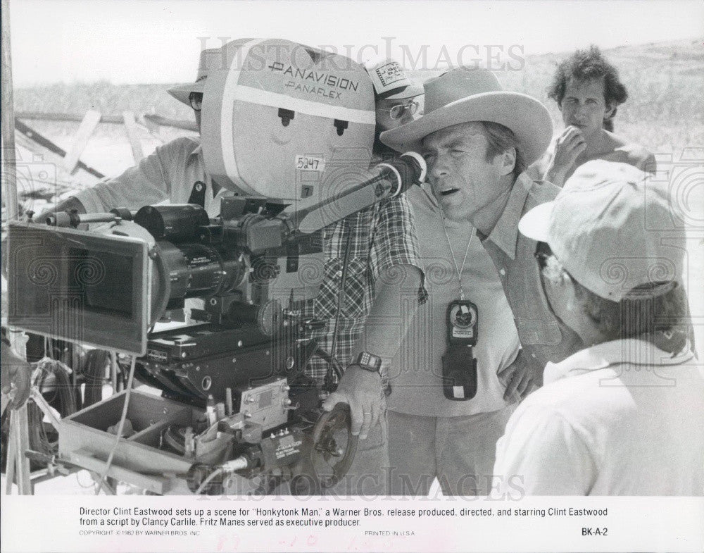 1982 Hollywood Actor Clint Eastwood Press Photo - Historic Images