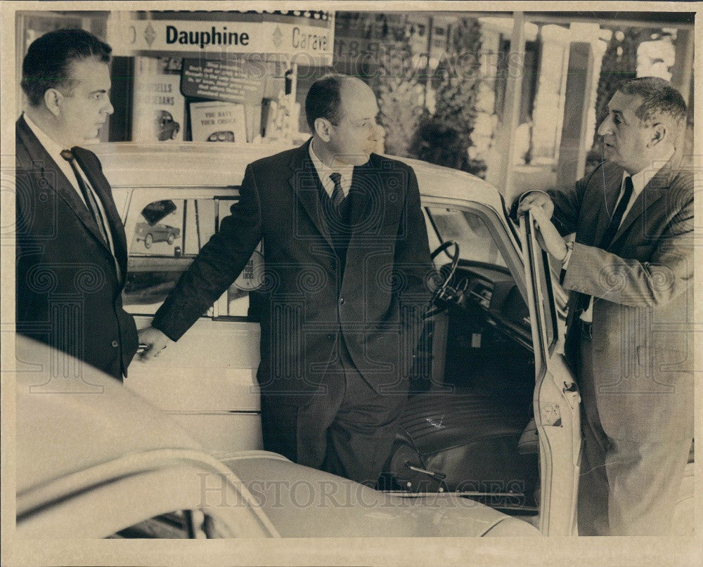 1965 Renault Auto Executives St Petersburg Florida Press Photo - Historic Images