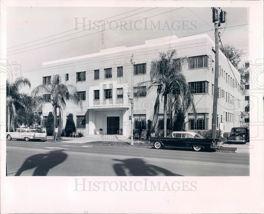 1963 St Petersburg Florida Bond Hotel Press Photo - Historic Images