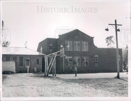 1956 St Petersburg Florida School Playground Press Photo - Historic Images