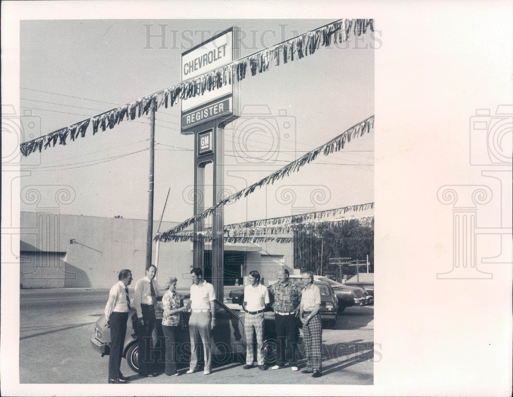 1976 Brooksville Florida Register&#39;s Chevrolet &amp; Oldsmobile Press Photo - Historic Images