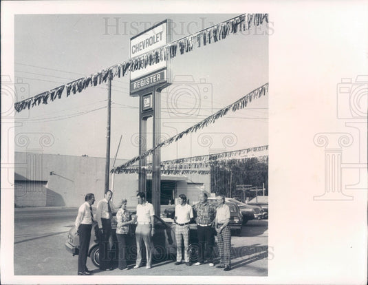 1976 Brooksville Florida Register's Chevrolet & Oldsmobile Press Photo - Historic Images